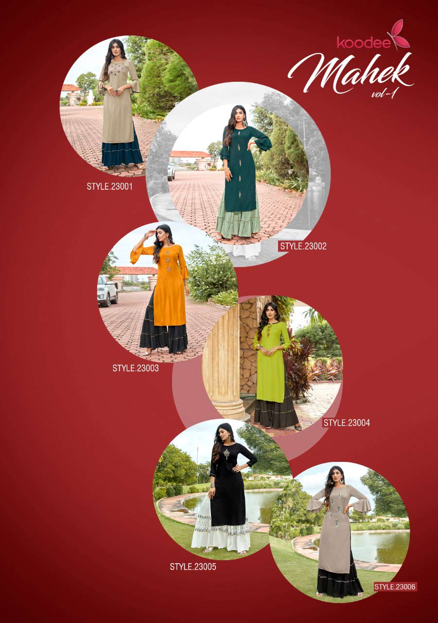 Mahek Vol-1 Wholesale Rayon Kurti Catalogue Mahek Vol-1 Wholesale Rayon Kurti Catalogue